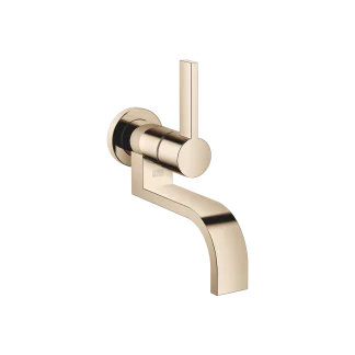 Dornbracht MEM Wall-mounted single-lever basin mixer w.out pop-up waste Champagn