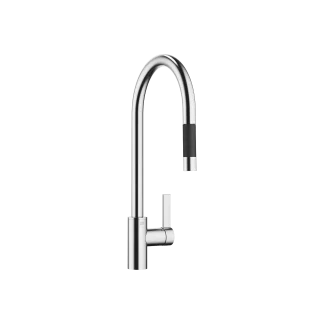 Dornbracht TARA ULTRA Single-lever mixer Pull-down Brushed Chrome 33870875-93