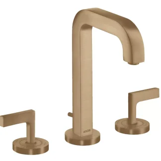 Hansgrohe 3-hole basin faucet Axor 39135140 Brushed Bronze