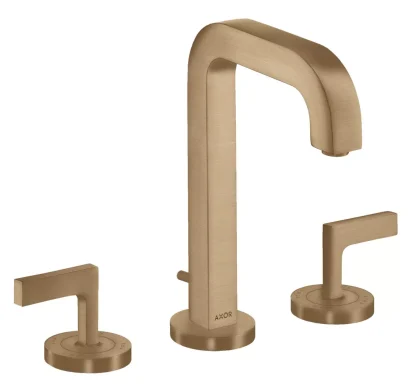 Hansgrohe 3-hole basin faucet Axor 39135140 Brushed Bronze
