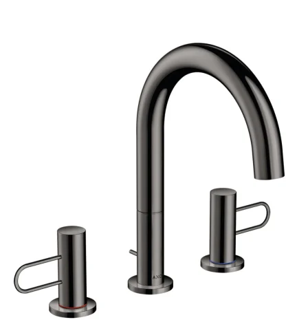 Hansgrohe 3-hole basin faucet 200 Axor Uno 38054330 Polished Black Chrome