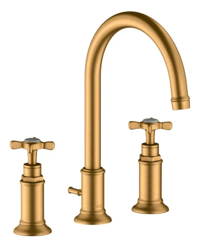 Hansgrohe 3-hole basin faucet Axor 16513250 Brushed Gold Optic