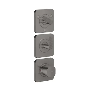 Hansgrohe thermostat module 380/120 UP FS 49711330 Polished Black Chrome