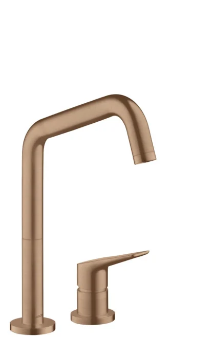 Hansgrohe 2-hole sink mixer Axor 34820310 Brushed Red Gold