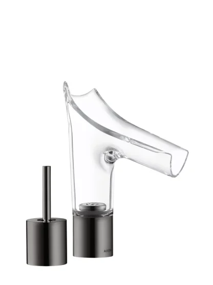 Hansgrohe 2-L.Washbasin with Axor Starck V 12115330 Polished Black Chrome