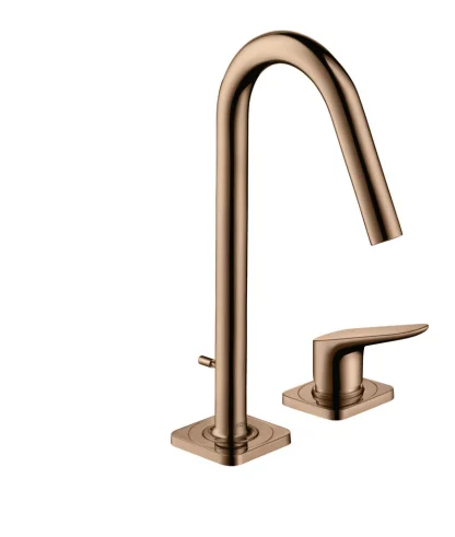 Hansgrohe 2-hole basin faucet Axor 34132300 Polished Red Gold