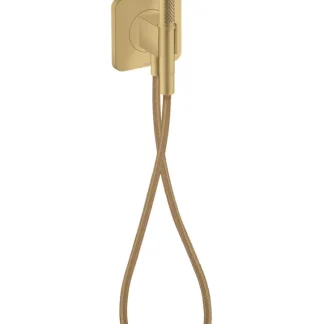 Hansgrohe hose connection and shower holder Axor 49626250 Brushed Gold Optic
