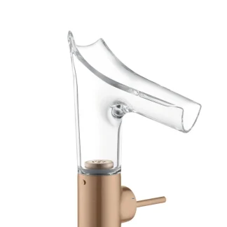 Hansgrohe basin mixer Axor Starck V 12112310 Polished Red Gold