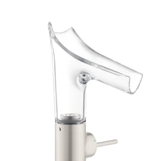 Hansgrohe basin mixer Axor Starck V 12112800 stainless steel optic