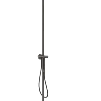 Hansgrohe Nature shower column Axor Starck with 12670340 Brushed Black Chrome