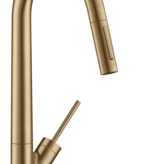 Hansgrohe sink mixer Axor Starck 10821140 Brushed Bronze