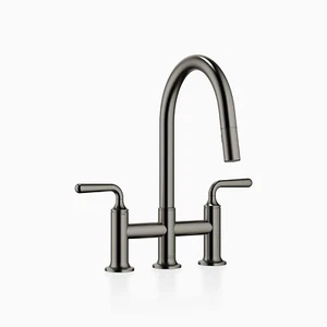 Dornbracht VAIA Three-hole bridge mixer Pull-down with spray  19870809-99 Brushe