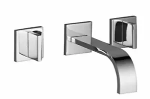 Dornbracht wall-mounted basin mixer  MEM 36707782-06 Platinum Matt