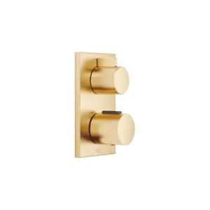 Dornbracht  Concealed thermostat w. one function volume control Brushed Durabras
