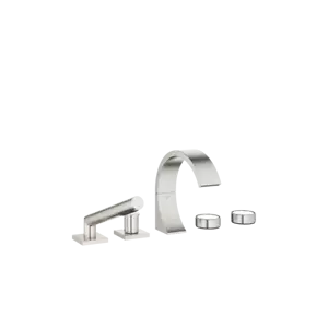 Dornbracht CYO Five-hole bath mixer for bath rim or tile edge installation Brush