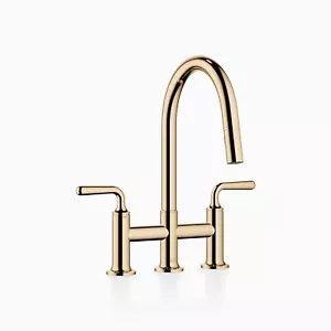 Dornbracht VAIA Three-hole bridge mixer Pull-down with spray  19870809-09 Durabr