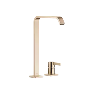 Dornbracht IMO Two-hole basin mixer w. high spout w.out pop-up waste Brushed Lig