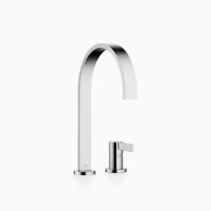 Dornbracht MEM Two-hole mixer with individual rosettes 32815682-93 Brushed Chrom
