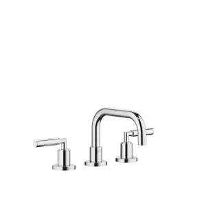 Dornbracht TARA Three-hole basin mixer w. pop-up waste Chrome 20705882-00