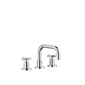 Dornbracht TARA Three-hole basin mixer w. pop-up waste Chrome 20705892-00