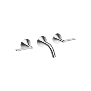 Dornbracht VAIA Wall-mounted basin mixer w.out pop-up waste Chrome 36702819-00