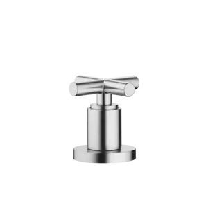 Dornbracht TARA Deck valve clockwise closing Brushed Chrome 20000892-93