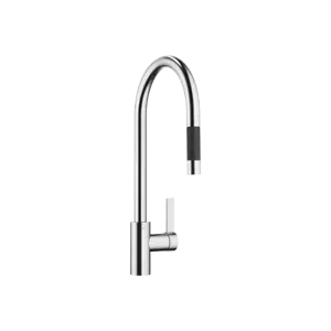 Dornbracht TARA ULTRA Single-lever mixer Pull-down w. spray function Brushed Chr