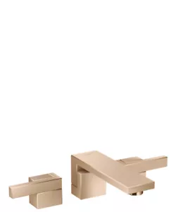 Hansgrohe 3-hole basin faucet Axor Edge 46061300 Polished Red Gold