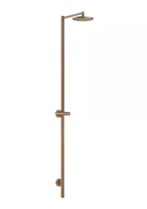 Hansgrohe Nature shower column Axor Starck with 12671310 Brushed Red Gold
