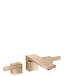 Hansgrohe 3-hole basin faucet Axor Edge 46060300 Polished Red Gold