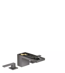 Hansgrohe 3-hole basin faucet 70 47052340 Brushed Black Chrome