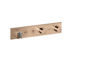 Hansgrohe thermostat module flush-mounted Select Axor 18355300 Polished Red Gold