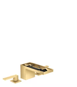 Hansgrohe 3-hole basin faucet 70 47052250 Brushed Gold Optic