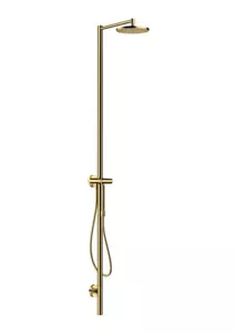 Hansgrohe Nature shower column Axor Starck with 12670990 Polished Gold Optic
