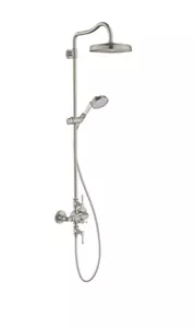 Hansgrohe Showerpipe Axor Montreux with 16572800 stainless steel optic