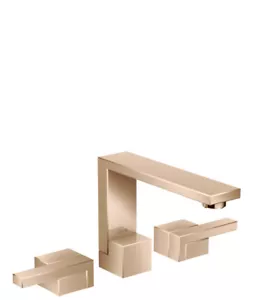 Hansgrohe 3-hole basin faucet Axor Edge 46050300 Polished Red Gold