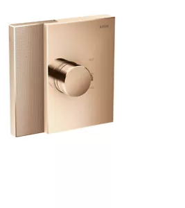 Hansgrohe thermostat flush-mounted Axor Edge 46741300 Polished Red Gold