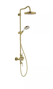 Hansgrohe Showerpipe Axor Montreux with 16572950 Brushed Brass