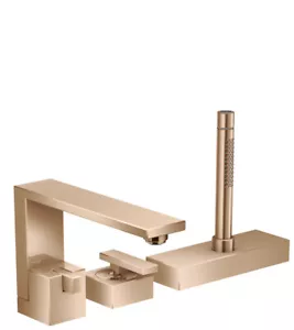 Hansgrohe 3-hole bath mixer Axor Edge 46430300 Polished Red Gold