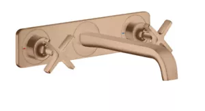 Hansgrohe 3-L. basin faucet Axor Citterio E 36115310 Polished Red Gold