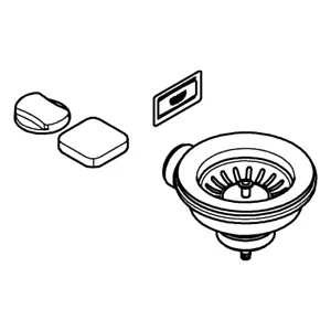 GROHE sink drain fitting 40996 40996GN0 cool sunrise