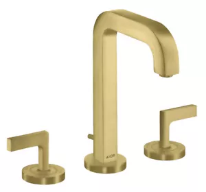 Hansgrohe 3-hole basin faucet Axor 39135950 Brushed Brass