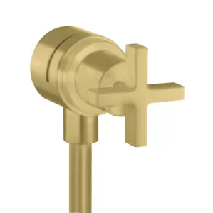 Hansgrohe Fixfit Stop wall shut-off valve Axor 39883950 Brushed Brass