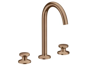 Hansgrohe 3-hole basin faucet Select 170 48070310 Polished Red Gold