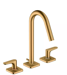 Hansgrohe 3-hole basin faucet Axor 34133950 Brushed Brass