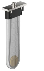 Hansgrohe bath edge set sBox square Axor 28012140 Brushed Bronze