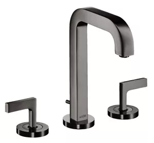 Hansgrohe 3-hole basin faucet Axor 39135330 Polished Black Chrome