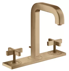 Hansgrohe 3-hole basin faucet Axor 39134140 Brushed Bronze
