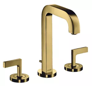 Hansgrohe 3-hole basin faucet Axor 39135990 Polished Gold Optic