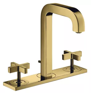 Hansgrohe 3-hole basin faucet Axor 39134990 Polished Gold Optic